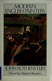 Cover of Modern English Painters by Sir John Rothenstein