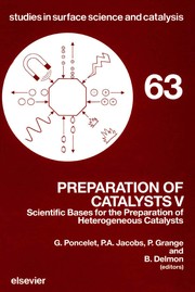 Front cover of Preparation of catalysts V by Poncelet G.