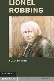 Cover of Lionel Robbins by Susan Howson