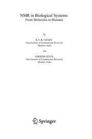 Cover of NMR in biological systems by K. V. R. Chary