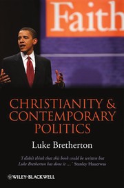 Front cover of Christianity and contemporary politics by Luke Bretherton