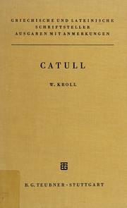 Cover of C. Valerius Catullus by Gaius Valerius Catullus
