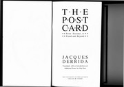 Cover of The post card by Jacques Derrida