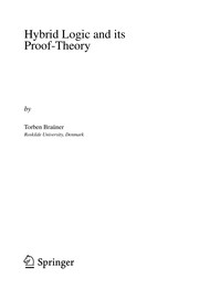 Front cover of Hybrid Logic and its Proof-Theory by Torben Braüner