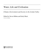 Front cover of Water, life and civilisation by Steven J. Mithen