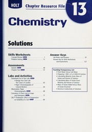 Cover of Holt chemistry by Holt, Rinehart and Winston, Inc.