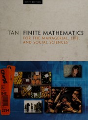 Front cover of Finite Mathematics for the Managerial, Life, and Social Sciences, Media Edition by Soo Tang Tan