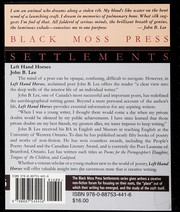 Cover of Left Hand Horses by John B. Lee