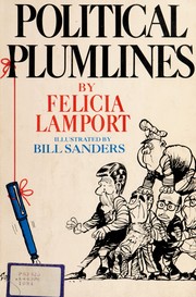 Front cover of Political plumlines by Felicia Lamport