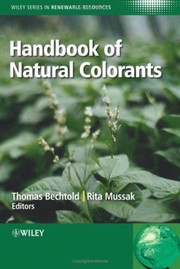 Front cover of Handbook of natural colorants by Thomas Bechtold