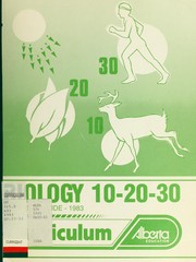 Front cover of Biology 10-20-30 by Alberta. Curriculum Branch