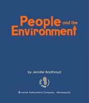 Cover of People and the environment by Jennifer Boothroyd