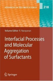 Front cover of Interfacial Processes and Molecular Aggregation of Surfactants by Ranga Narayanan