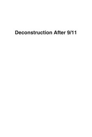 Cover of Deconstruction After 9/11 by Marti McQuillan