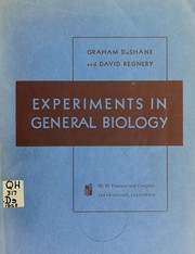 Cover of Experiments in general biology by Graham Phillips DuShane