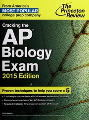 Front cover of Cracking the AP biology exam by Kim Magloire