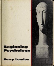 Cover of Beginning psychology by Perry London