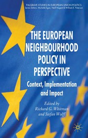 Front cover of The European neighbourhood policy in perspective by Richard G. Whitman
