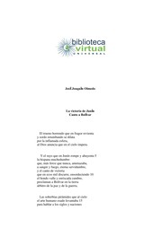 Front cover of La victoria de Junín, canto a Bolívar by José Joaquín de Olmedo