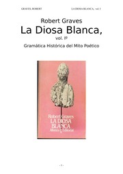 Cover of La Diosa blanca by Robert Graves
