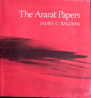 Cover of The Ararat papers by James C. Baloian