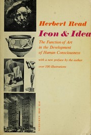 Cover of Icon and idea by Herbert Edward Read
