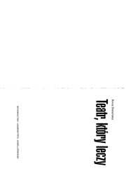 Front cover of Teatr, który leczy by Anna Bielańska