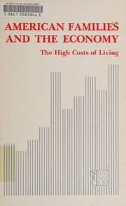 Front cover of American families and the economy by Conference on Families and the Economy (1980 Woods Hole, Mass.)