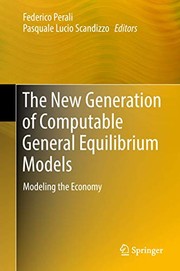 Front cover of The New Generation of Computable General Equilibrium Models by Federico Perali