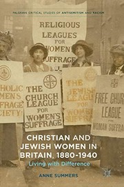 Front cover of Christian and Jewish Women in Britain, 1880-1940 by Anne Summers