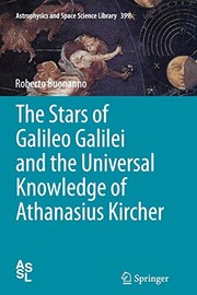 Cover of The Stars of Galileo Galilei and the Universal Knowledge of Athanasius Kircher by Roberto Buonanno