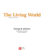 Front cover of The living world by Johnson, George B.