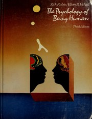 Front cover of The psychology of being human by Zick Rubin