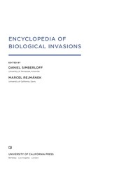 Front cover of Encyclopedia of biological invasions by Daniel Simberloff