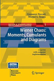 Front cover of Wiener Chaos : Moments, Cumulants and Diagrams by Giovanni Peccati