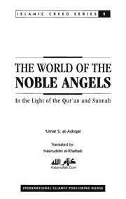 Cover of The world of the noble angels by ʻUmar Sulaymān Ashqar