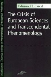 Cover of Krisis der europäischen Wissenschaften und die transzendentale Phänomenologie by Edmund Husserl