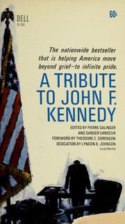 Front cover of A tribute to John F. Kennedy by Pierre Salinger