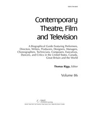 Front cover of Contemporary theatre, film and television by Thomas Riggs