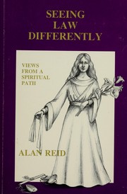 Cover of Seeing Law Differently by Alan Reid