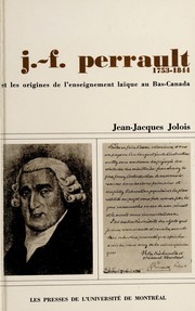 Front cover of Joseph-François Perrault (1753-1844) by Jean Jacques Jolois