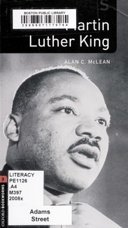 Cover of Martin Luther King by Alan C. McLean