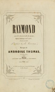 Front cover of Raymond, ou Le secret de la reine by Ambroise Thomas
