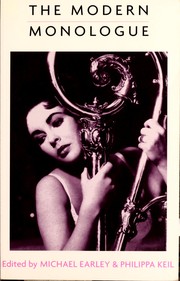 Cover of The modern monologue, men by Unknown