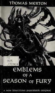 Front cover of Emblems of a season of fury by Thomas Merton