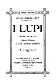 Cover of I Lupi by Bonis Charaucle