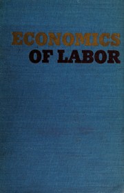 Front cover of Economics of labor by Richard Allen Lester
