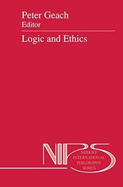 Cover of Logic and Ethics by Peter Geach