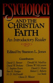 Front cover of Psychology and the Christian Faith by Stanton L. Jones