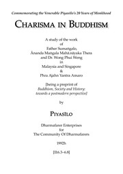 Cover of Charisma in Buddhism by Piyasilo.